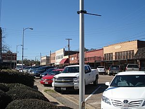 Downtown Jasper from corner of Lamar and Austin