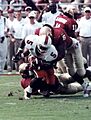 Edgerrin James tackled Miami vs Florida State 1997-10-04 (cropped)