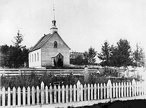 Eglise autochtone Pointe-Bleue Lac-Saint-Jean 1892