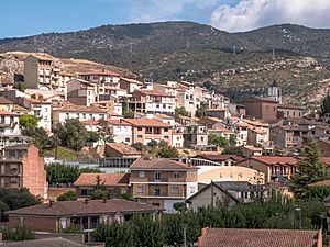 View of Estadilla, Huesca, Aragon, Spain