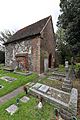 Exterior of Lumley Chapel in the churchyard of St Dunstan's Church, Cheam