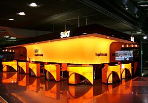 Filiale der Sixt AG am T2 in MUC