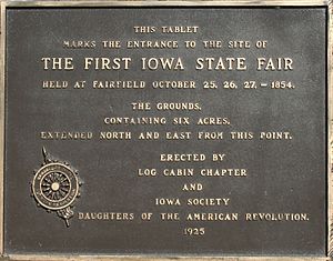 First-Iowa-State-Fair-Commemorative-Plaque