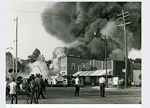 Galien downtown business fire