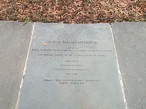 George Mason Memorial inscription