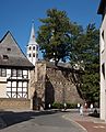 Goslar, die Neuwerkkirche vanaf die Mauerstrasse IMG 4722 2018-07-03 09.43