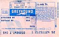 Greyhound bus ticket 21251124