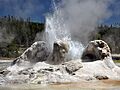 Grotto Geyser erupting (mid-afternoon, 8 July 2014) (15106150617)