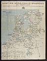 HUA-29383-Kaart van het lijnennet van de spoorwegen en tramwegen in Nederland uitgegeven door de NV Nederlandsche Spoorwegen te Utrecht