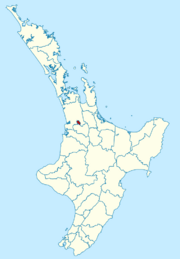 Location of the Hamilton Territorial Authority
