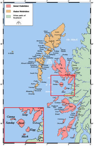 Hebridesmap Small Isles
