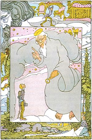 Heinrich Vogeler - Illustration Der Schneider im Himmel