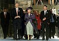 Her Majesty Queen Elizabeth II at the opening of the Scottish Parliament