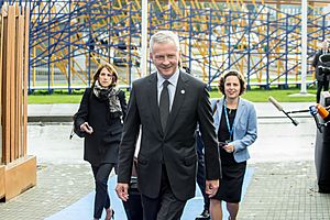 Informal meeting of economic and financial affairs ministers (ECOFIN). Arrivals Bruno Le Maire (37083548322)