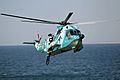 Iranian navy's sikorsky SH-3 sea king in velayat-90 naval exercise