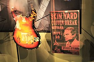 Kurt Cobain Smashed Guitar MOPOP