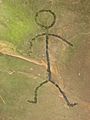 Leo Petroglyph, human stick figure