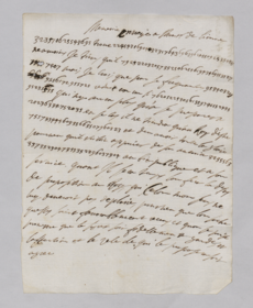 Letters 1666 1668 Queen Christina to Decio Azzolino National Archives Sweden K394 038 297