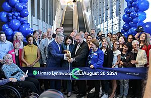 Lynnwood Link ribbon-cutting ceremony - August 30, 2024