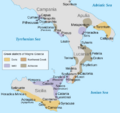 Magna Graecia ancient colonies and dialects-en
