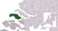 Map - NL - Municipality code 1676 (2009)