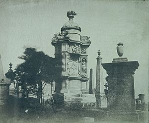 Monument in Glasgow Necropolis to John Henry Alexander, d. 1851, sculpted by Alexander Handyside Ritchie