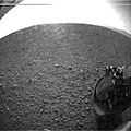 NASA Curiosity, first image without dust cover