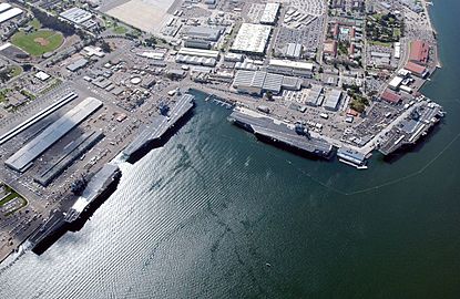 Naval Station San Diego aerial