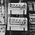 Newspaper headlines of Japanese Relocation - NARA - 195535