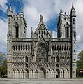 Nidaros Cathedral, Trondheim, West view 20150605 1