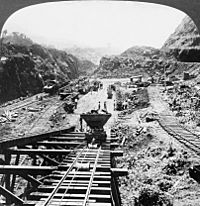 Panama Canal under construction, 1907