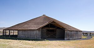 Peter French Round Barn - exterior