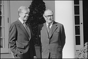 President Jimmy Carter with Austrian Chancellor Bruno Kreisky