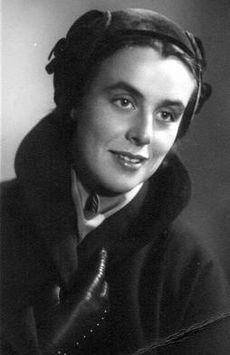 Professor Faina Petryakova portrait 1954
