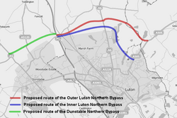 Proposed Dunstable and Luton Northern Bypass.png