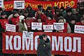 RIAN archive 371352 Communist Party supporters rally in Moscow's Triumfalnaya Square