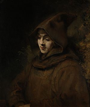 Rembrandt van Rijn - Rembrandts zoon Titus in monniksdracht (Rijksmuseum Amsterdam)