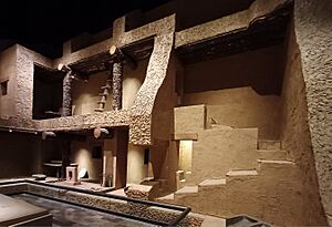 Replica of Paquimé houses - Northern Cultures - National Museum of Antropology - Mexico 2024