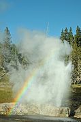 Riverside geyser with rainbow 20100825 181022 1