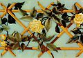 Roses over crossed canes, from Museo dell'Opificio delle Pietre Dure, Florence