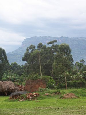 Near the grounds of Mbale Pentecostal Theological College