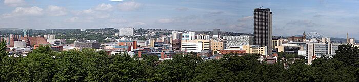 Sheffield City Centre Panorama - geograph.org.uk - 1930479