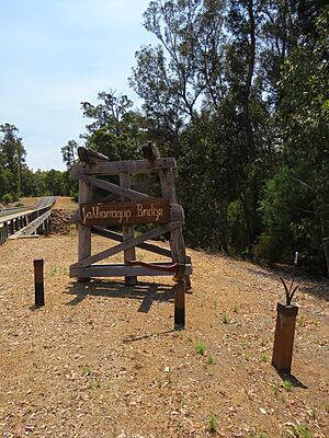 Site of the former Jalbarragup Bridge, January 2023 02