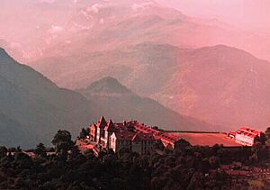 St. Joseph's College, Nainital from Tiffin Top (Dorothy's Seat)