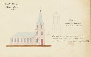 St David's Church, Hobart, Tasmania, 1826, Thomas Scott