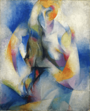 Stanton Macdonald-Wright--Synchromy in Purple Minor--1910--Blanton