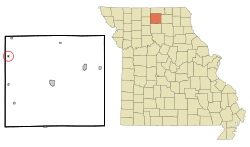 Location of Harris, Missouri