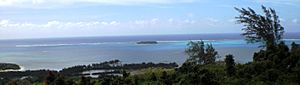 Tanapag Lagoon from above