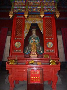 Temple of Mencius - Yasheng Hall - inside - P1050921