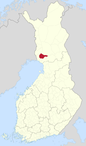 Location of Tervola in Finland